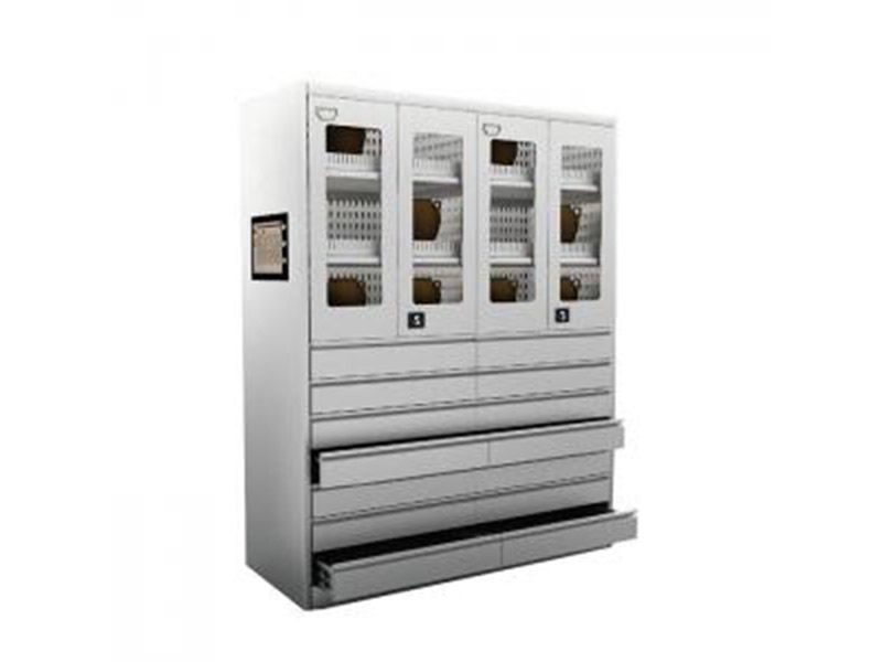 自然抽屜層板式組合文物儲架